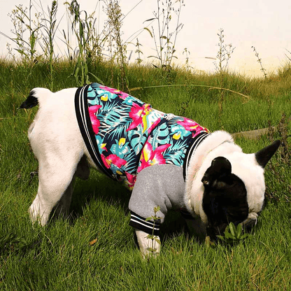 Stretchy Printed Pet Dog Onesie-0