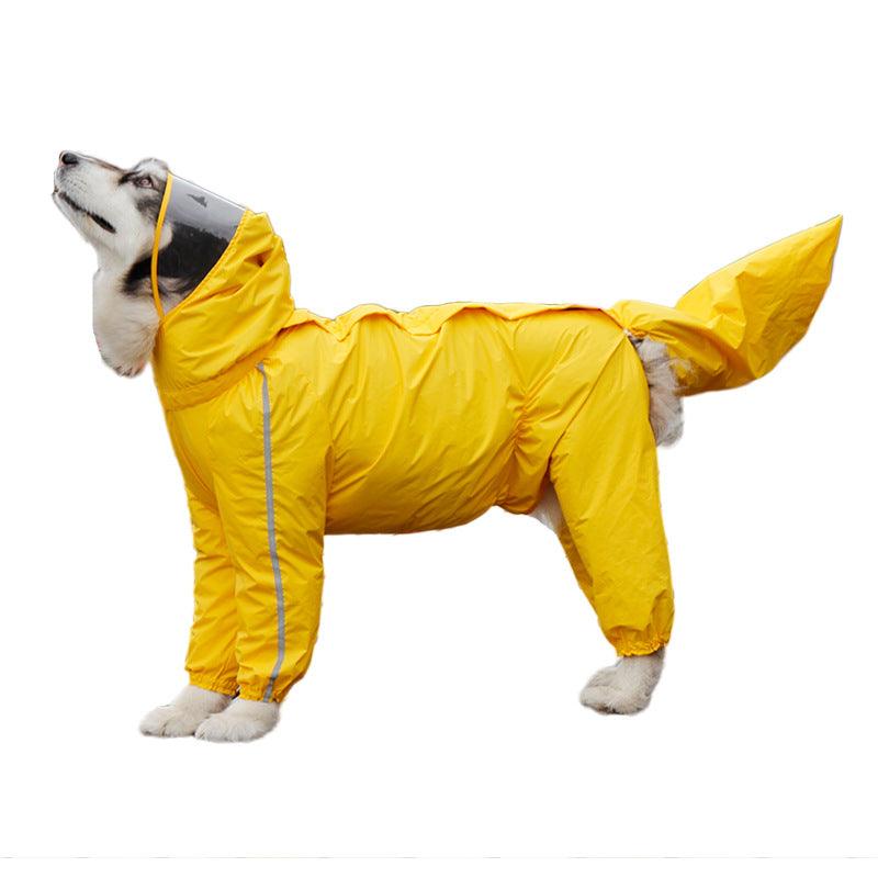 Pet Paws Waterproof Dog Poncho-6