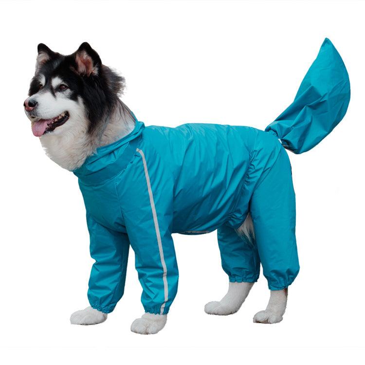 Pet Paws Waterproof Dog Poncho-5