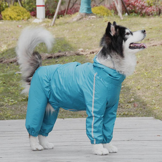 Pet Paws Waterproof Dog Poncho-0